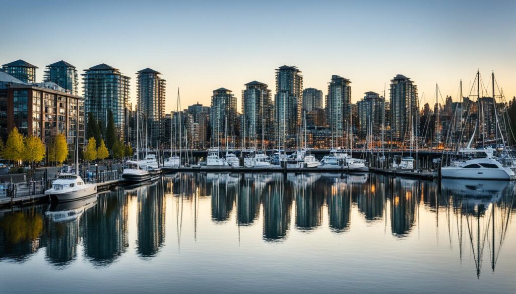Yaletown waterfront views Yaletown waterfront views