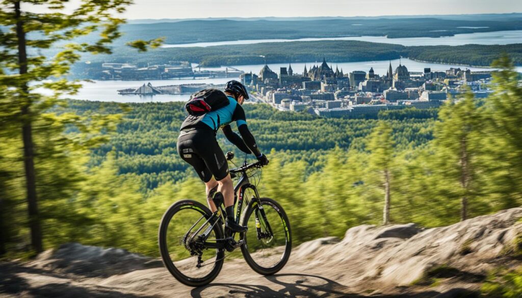 biking in Quebec City biking in Quebec City