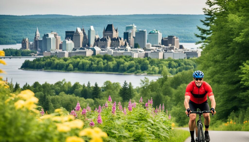 biking in Quebec City biking in Quebec City
