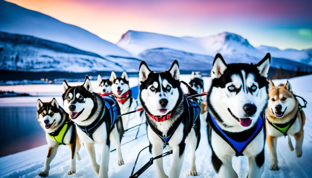 dog sledding in Tromsø dog sledding in Tromsø