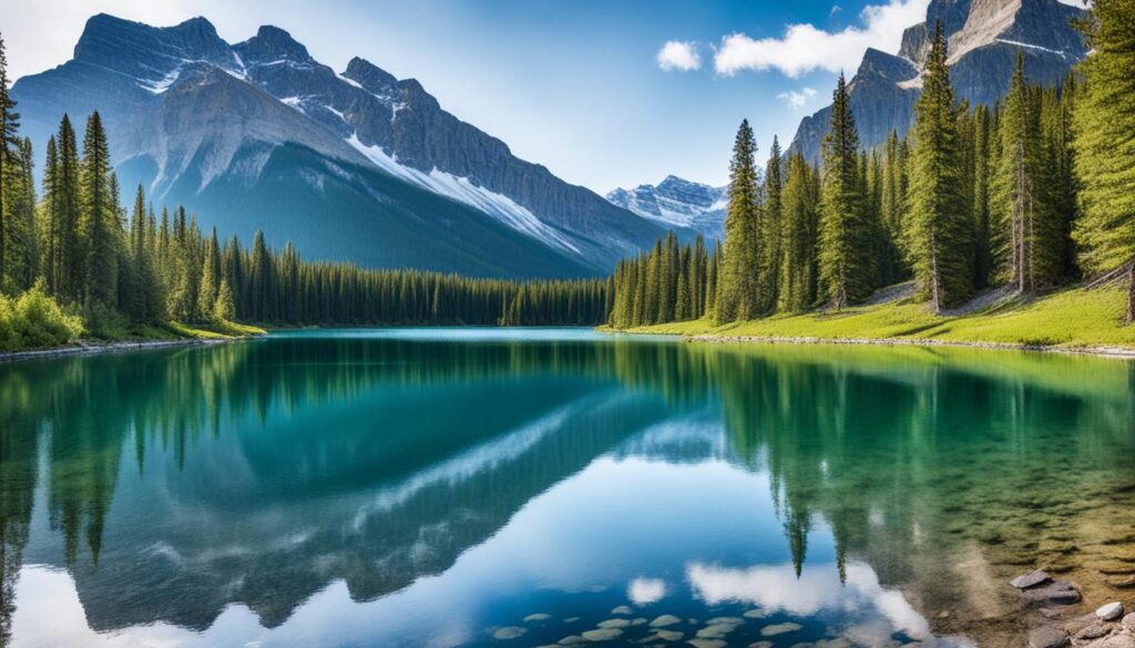 epic mountain views in Banff epic mountain views in Banff