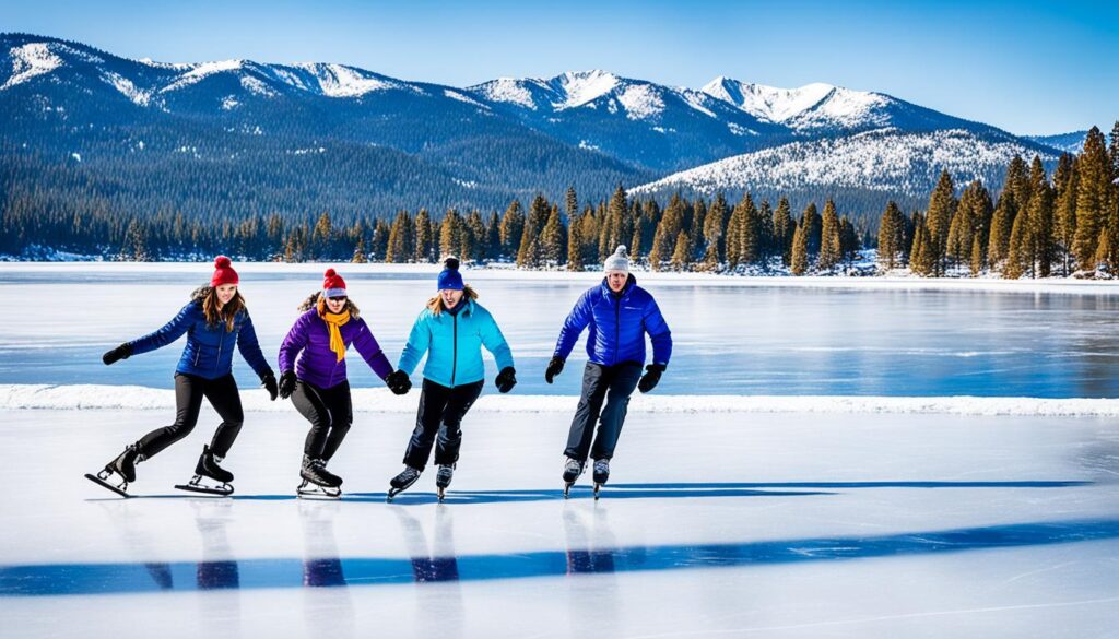 ice skating Lake Tahoe ice skating Lake Tahoe