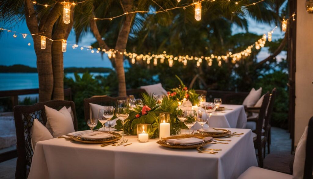 intimate dining in Key West intimate dining in Key West