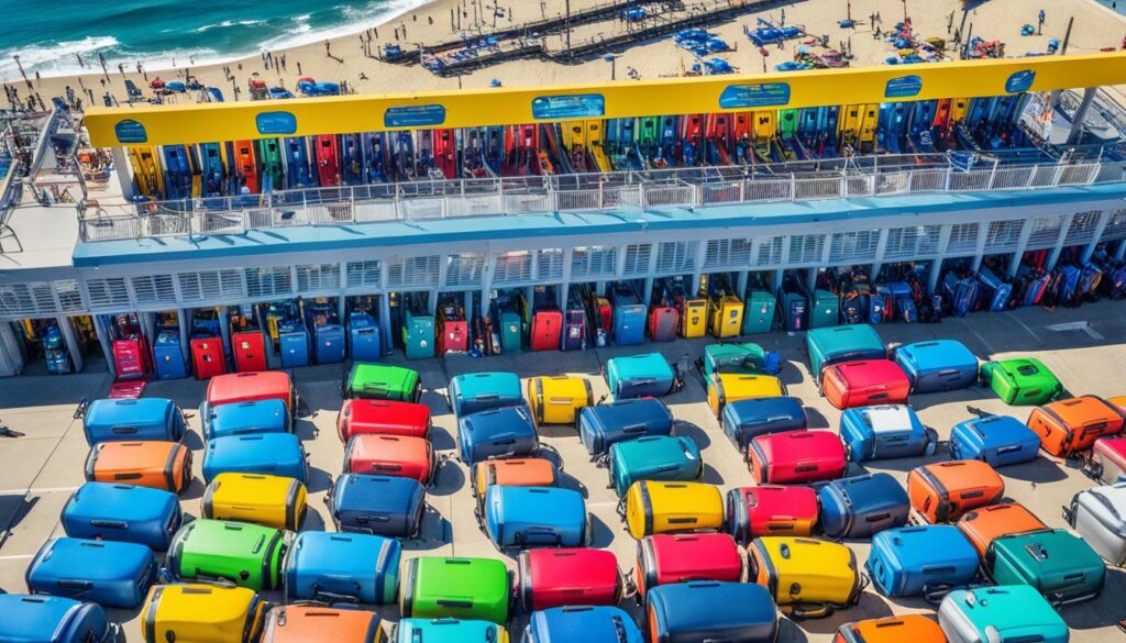 luggage lockers Santa Monica Pier luggage lockers Santa Monica Pier