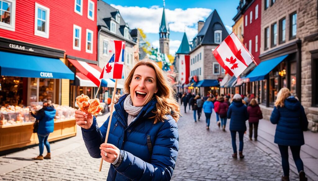 must-try maple taffy in Petit Champlain must-try maple taffy in Petit Champlain
