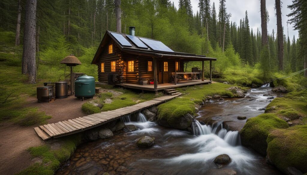 off-grid cabin off-grid cabin