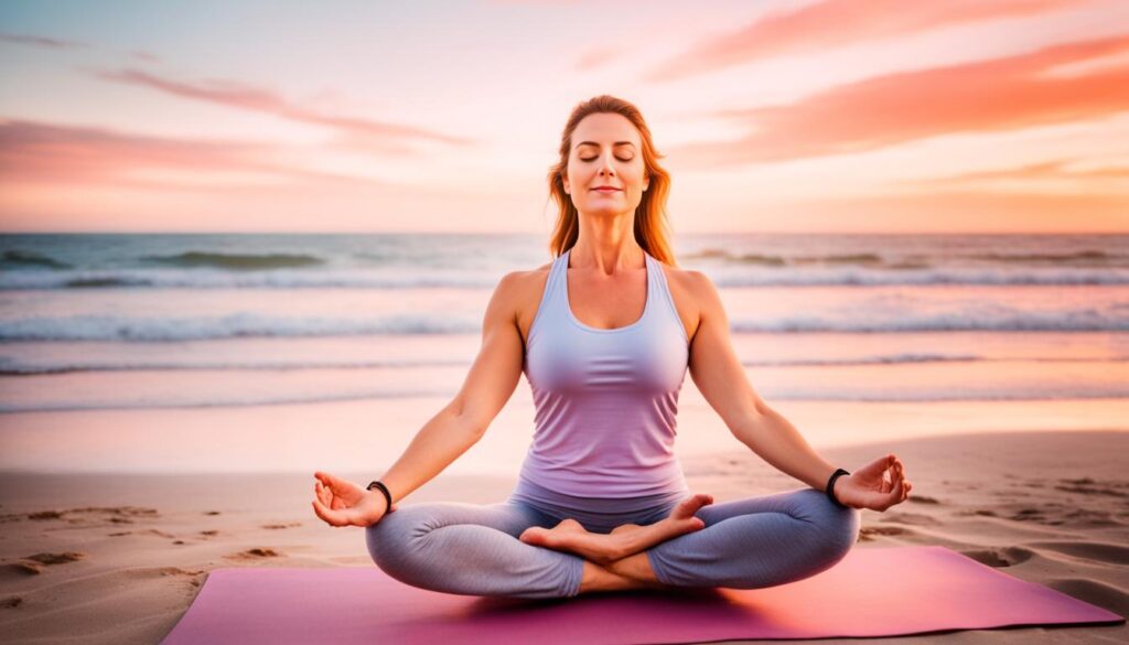 relaxing sunset yoga relaxing sunset yoga