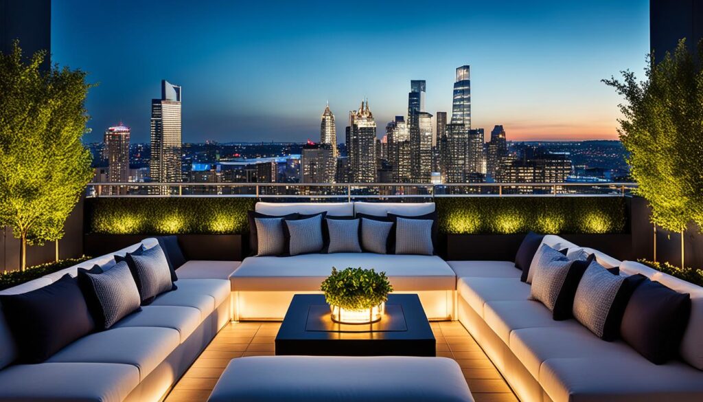 rooftop terraces with skyline views rooftop terraces with skyline views