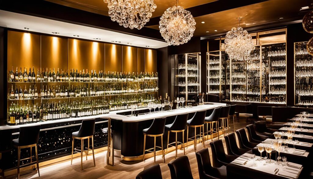 service and expertise at Flûtes Champagne Bar service and expertise at Flûtes Champagne Bar