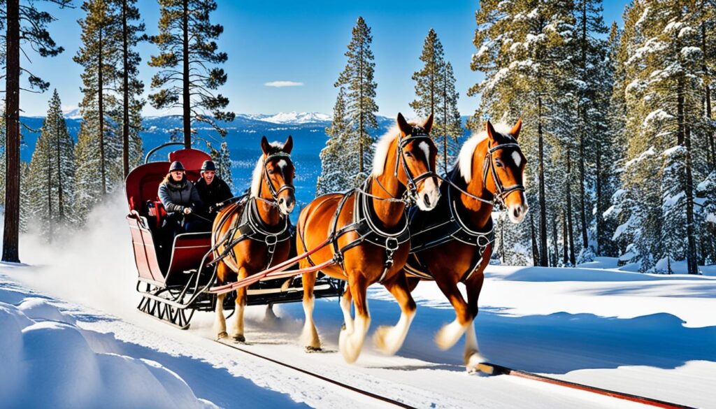 sleigh rides Lake Tahoe sleigh rides Lake Tahoe