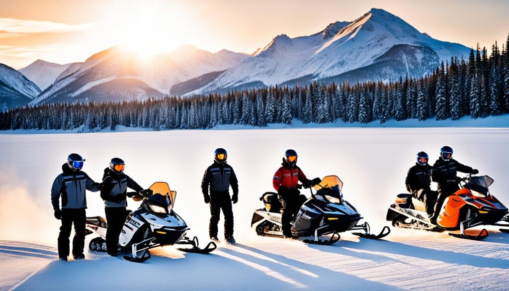 snowmobiling in Lake Tahoe snowmobiling in Lake Tahoe