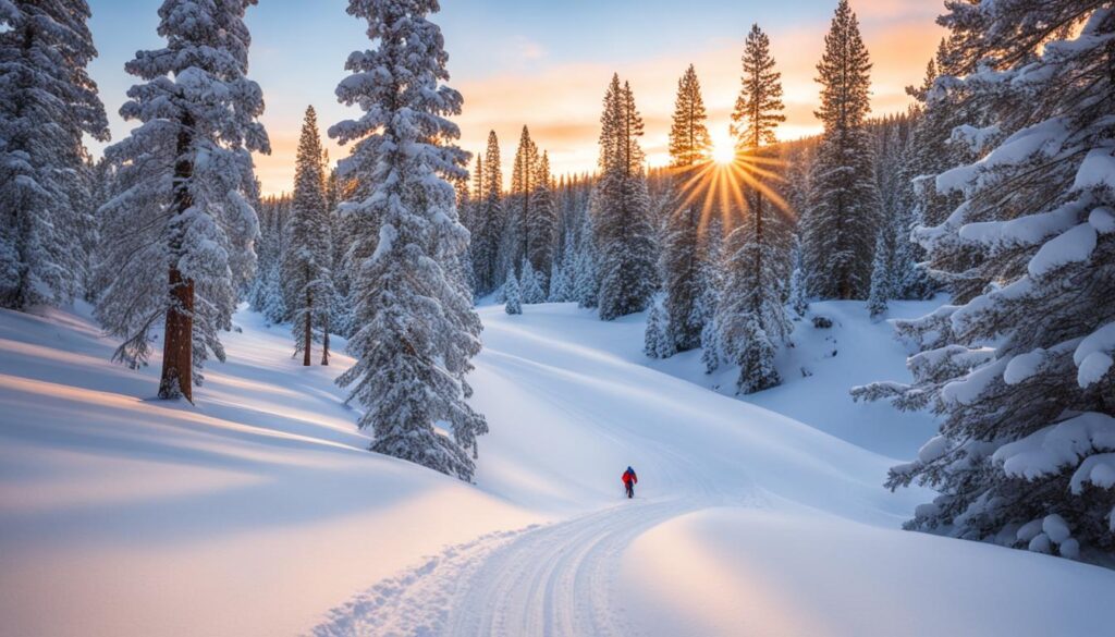 snowshoeing in Northstar California snowshoeing in Northstar California