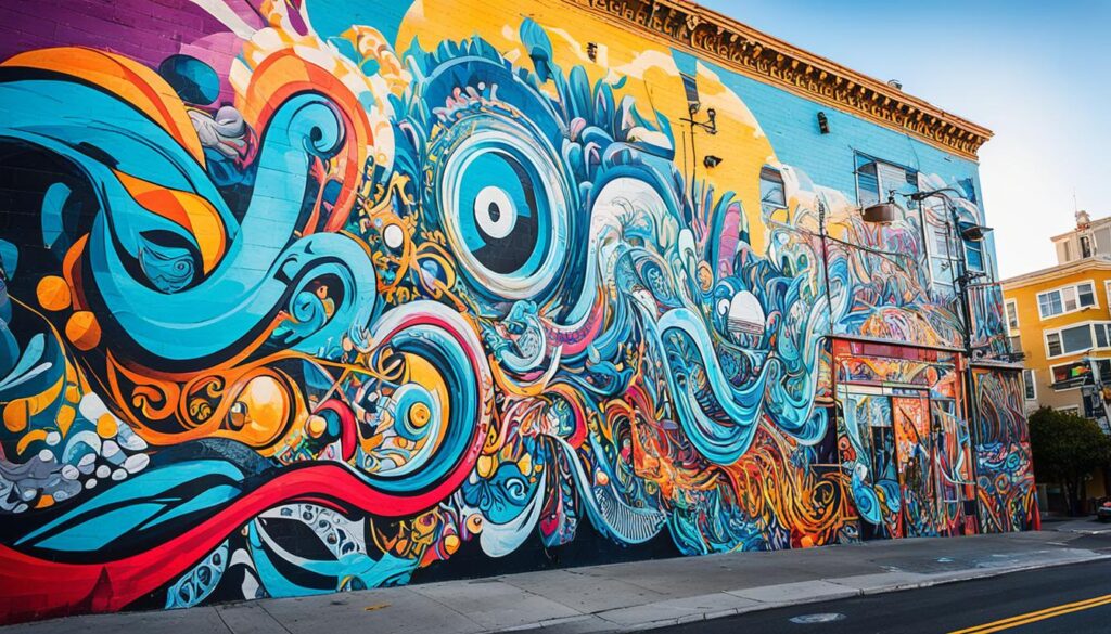 street art and mural scene in San Francisco street art and mural scene in San Francisco
