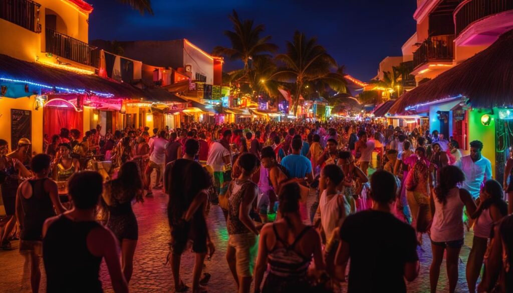 vibrant nightlife in Playa del Carmen vibrant nightlife in Playa del Carmen