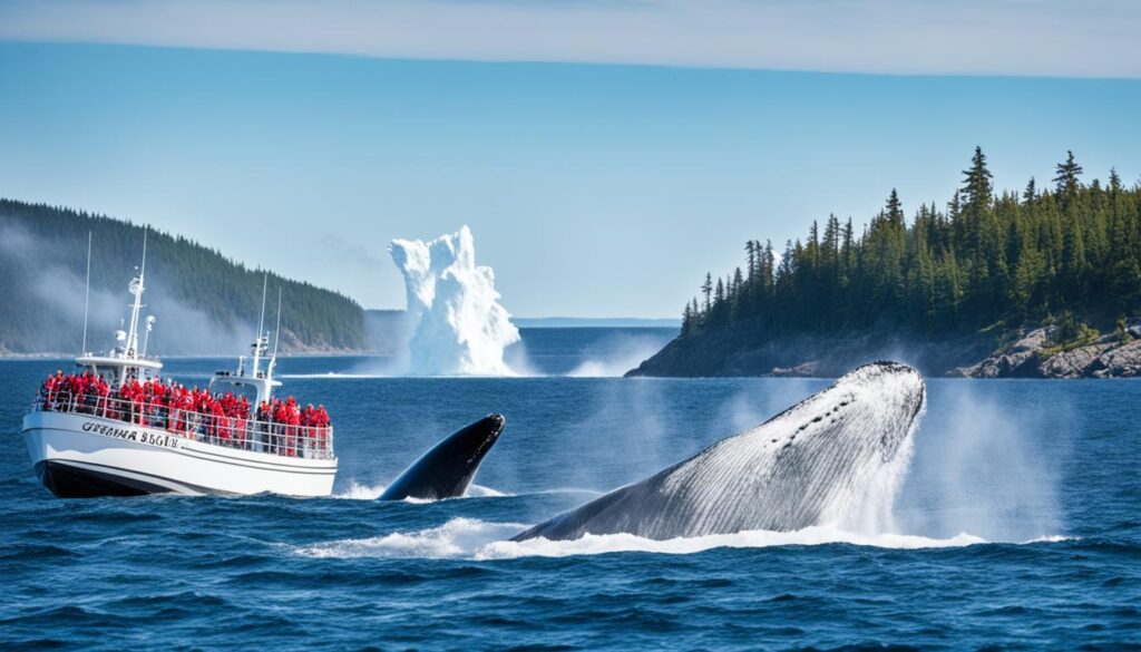 whale watching in Quebec's Humpback Alley whale watching in Quebec's Humpback Alley