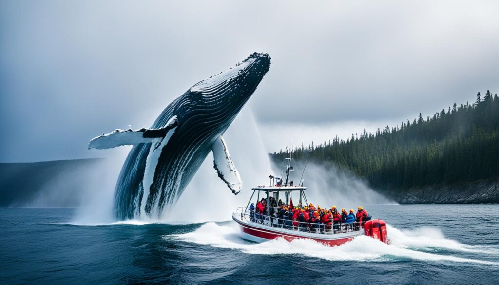 whale watching in Tadoussac whale watching in Tadoussac