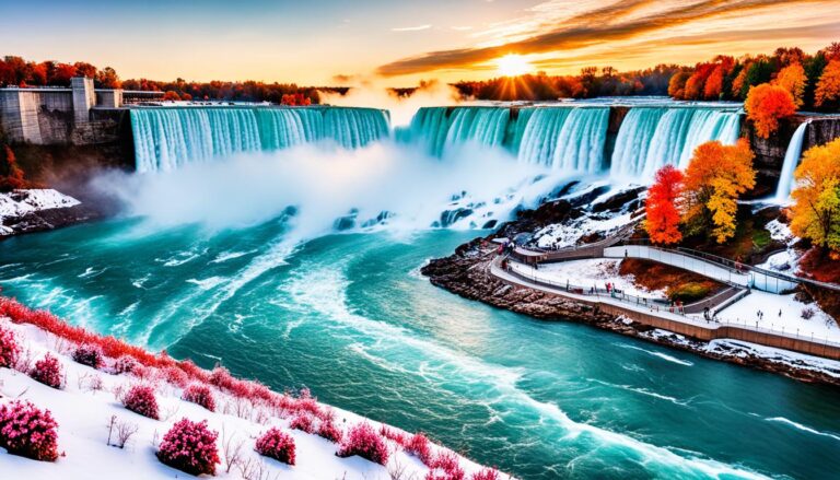 Are there any special events at Niagara Falls during certain seasons?