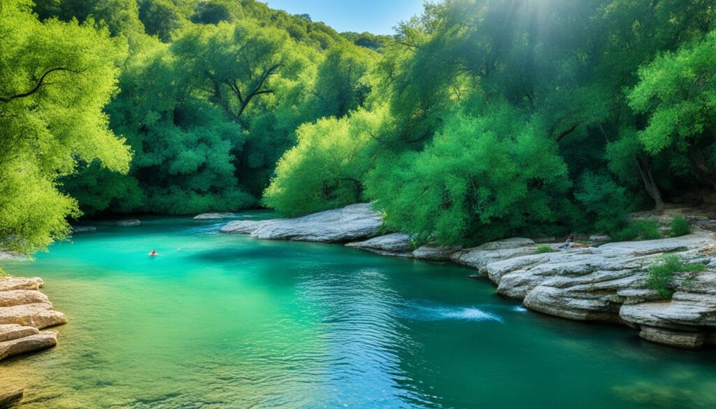Barton Creek swimming spot Barton Creek swimming spot