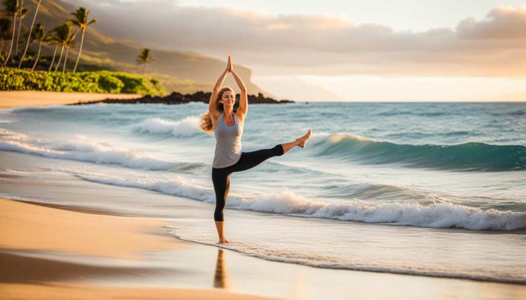 Beach Yoga Experience in Maui Beach Yoga Experience in Maui