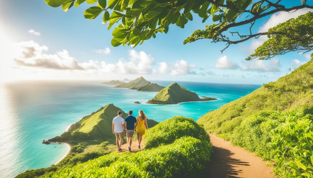 Beautiful coastal walk in Honolulu Beautiful coastal walk in Honolulu