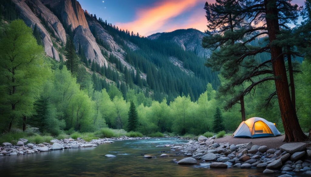 Boulder Camping Sites Boulder Camping Sites
