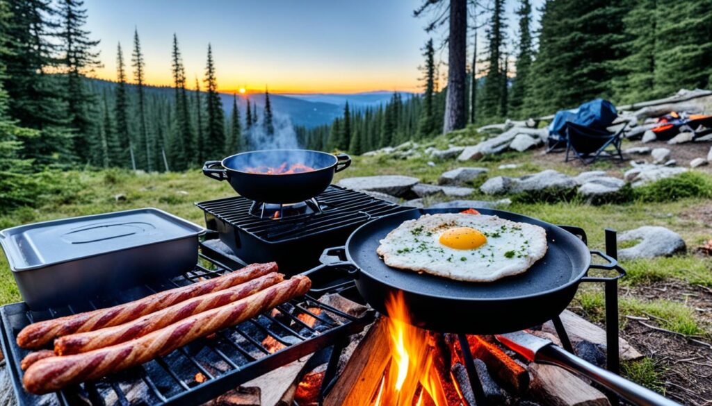 Camping cooking equipment Camping cooking equipment