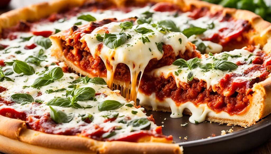 Chicago deep-dish pizza Chicago deep-dish pizza
