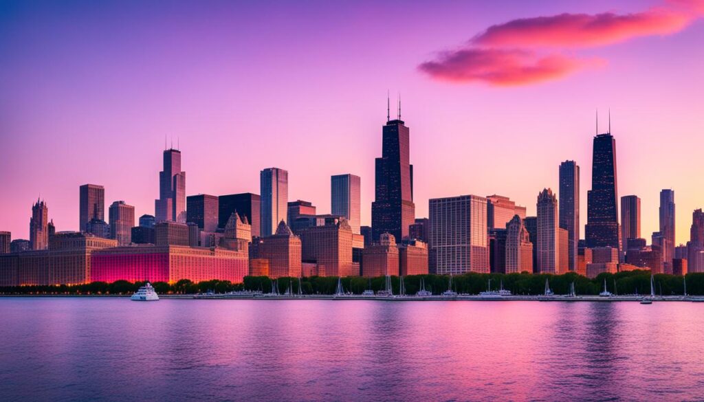 Chicago downtown skyline Chicago downtown skyline