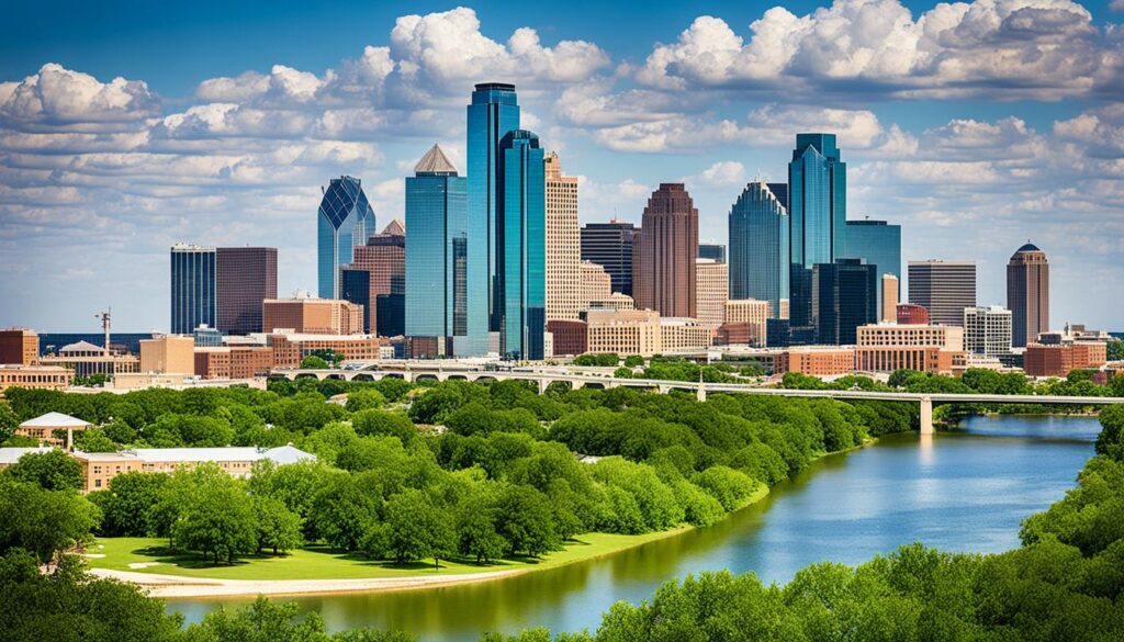 Dallas Fort Worth contrast Dallas Fort Worth contrast