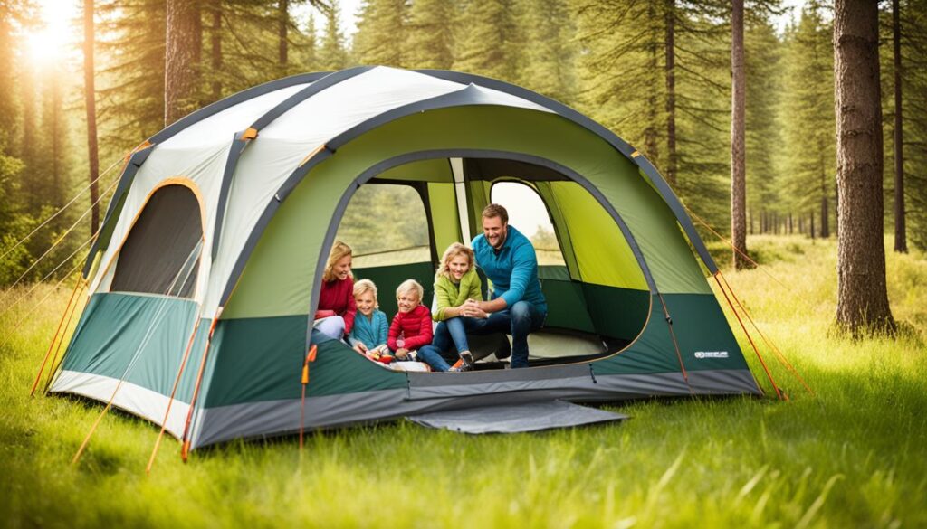 Family Tent with Easy Setup Options Family Tent with Easy Setup Options