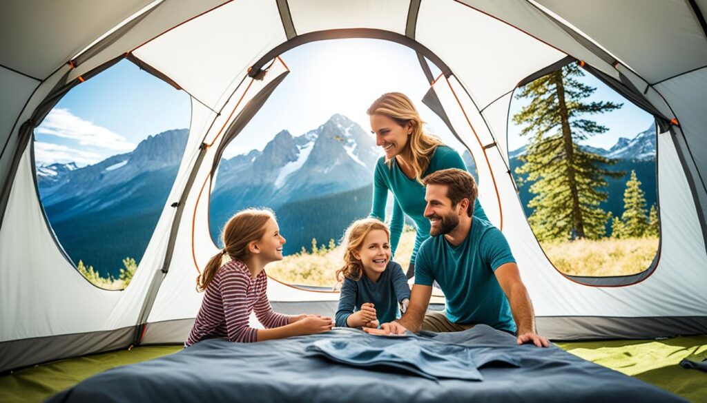 Family Tent with Innovative Features Family Tent with Innovative Features