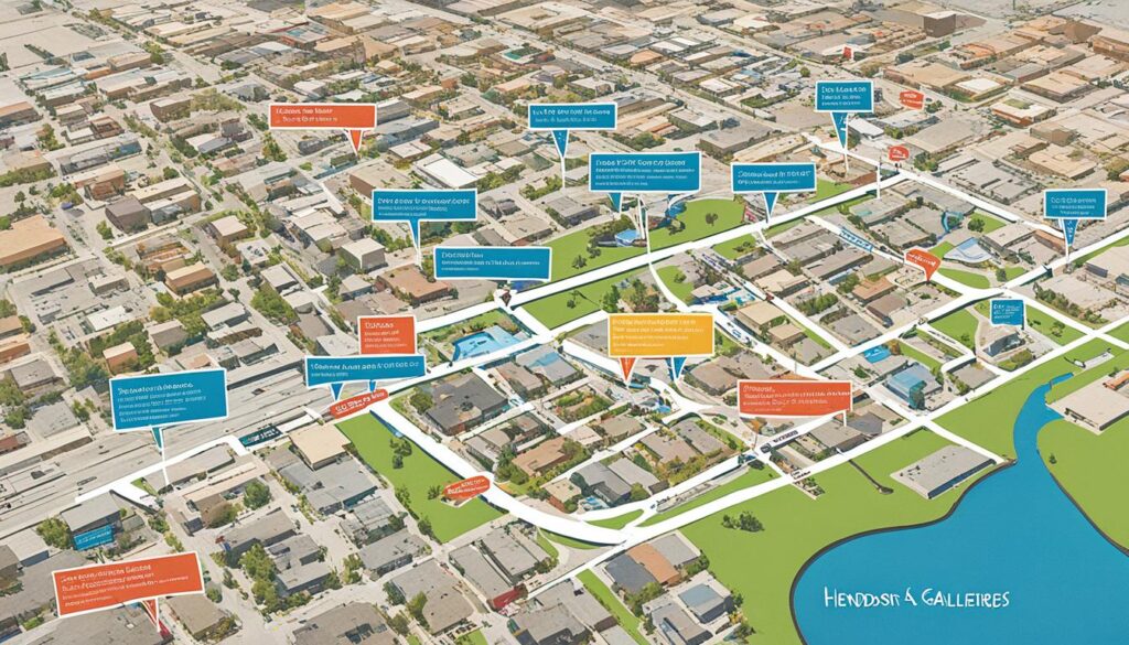 Henderson art galleries map Henderson art galleries map