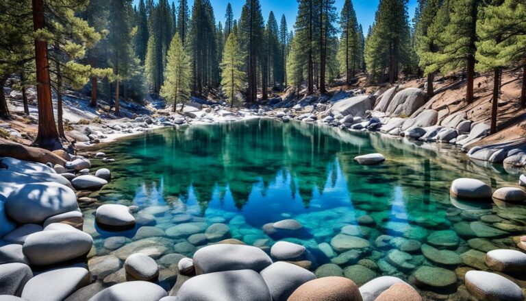 Hidden hot springs in Lake Tahoe