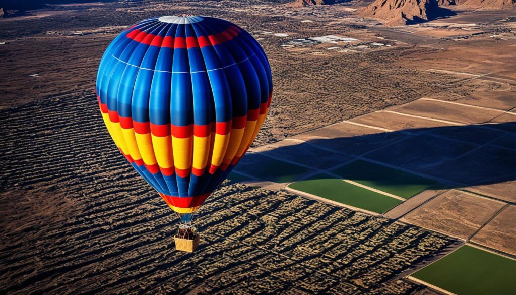 Hot Air Balloon Above Peoria Hot Air Balloon Above Peoria
