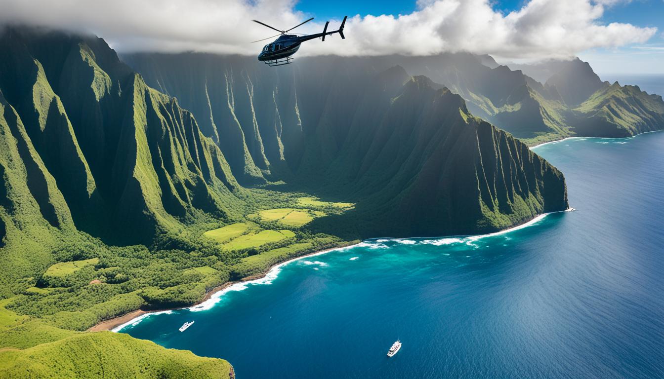 Kauai Napali Coast boat tour vs helicopter tour