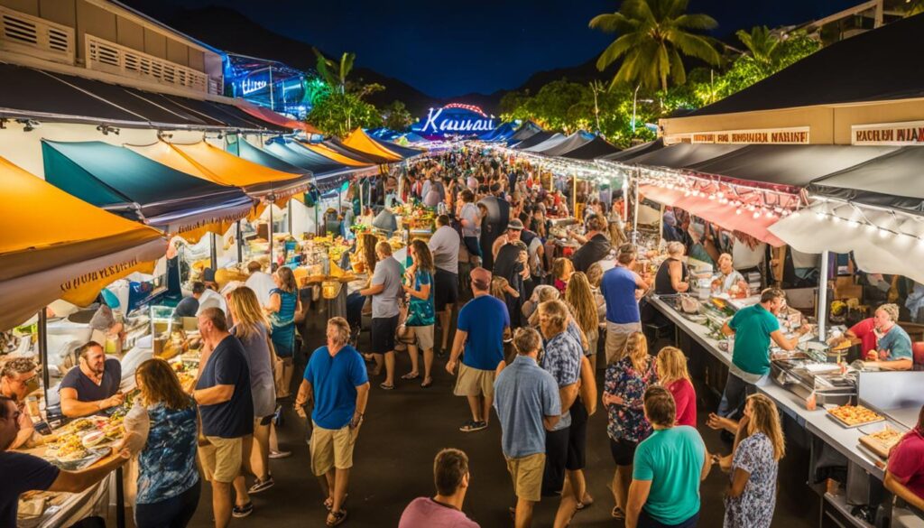 Kauai Nighttime Food Scene Kauai Nighttime Food Scene