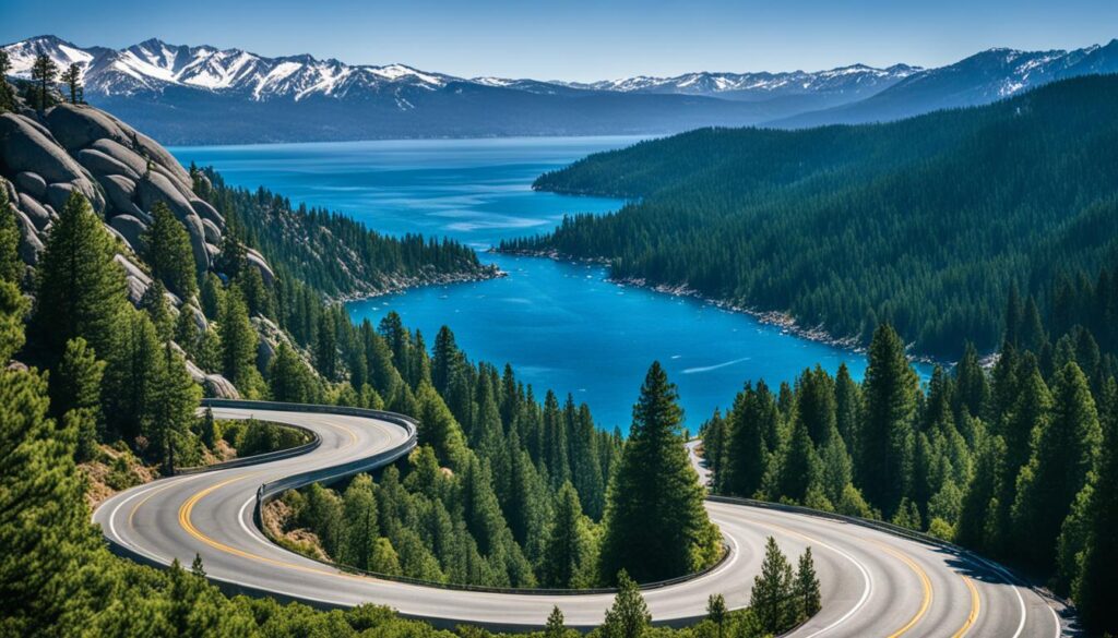 Lake Tahoe driving routes Lake Tahoe driving routes