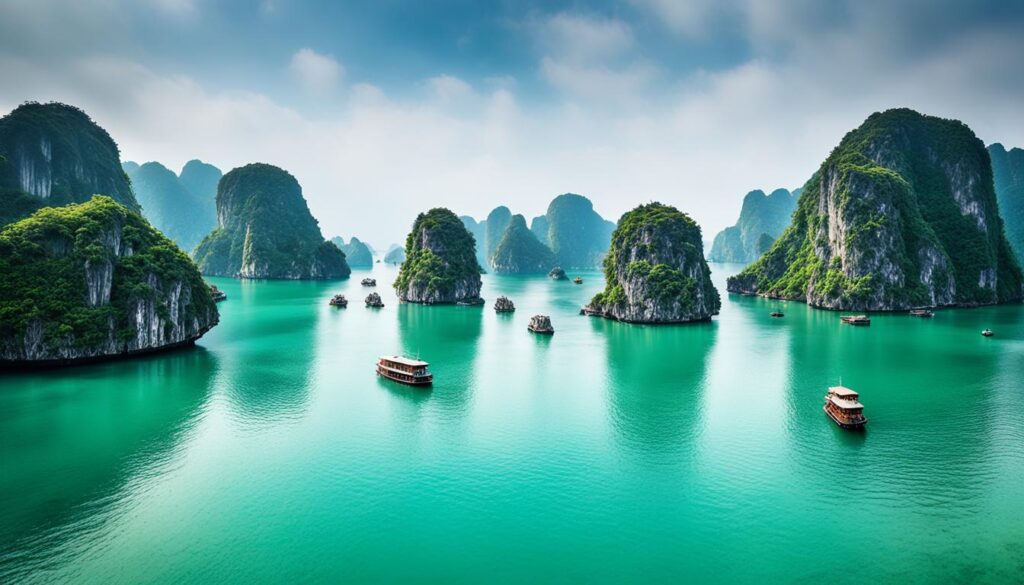 Limestone Islets of Halong Bay Limestone Islets of Halong Bay