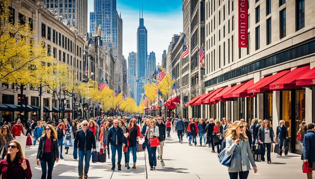 Magnificent Mile Chicago shopping Magnificent Mile Chicago shopping