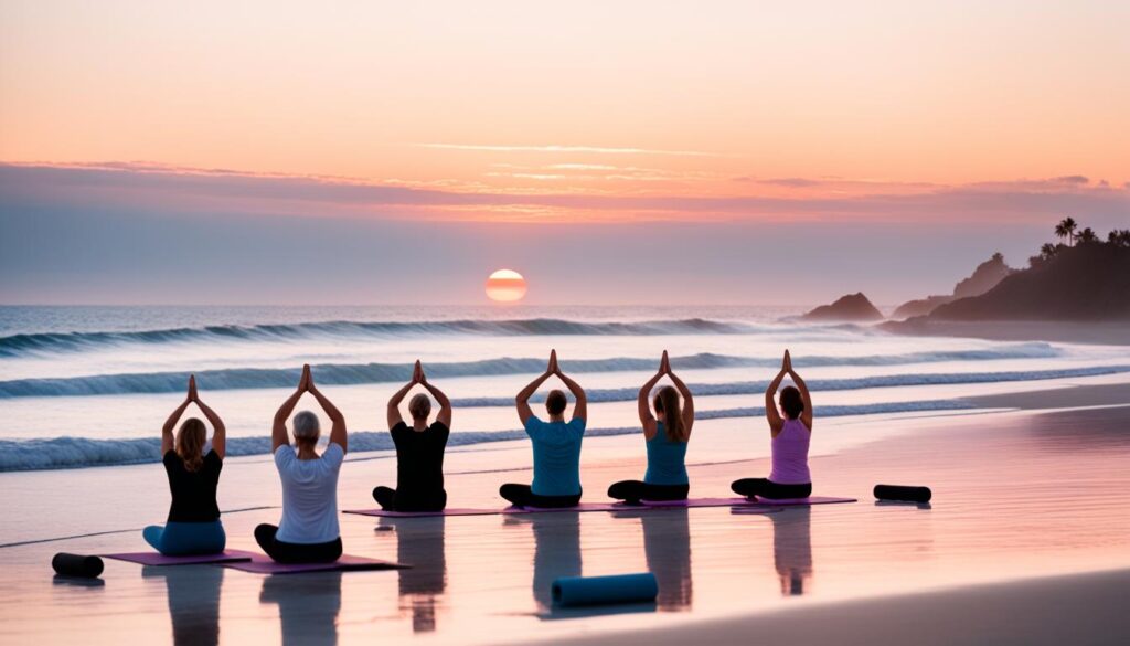 Maui sunrise yoga classes on the beach Maui sunrise yoga classes on the beach