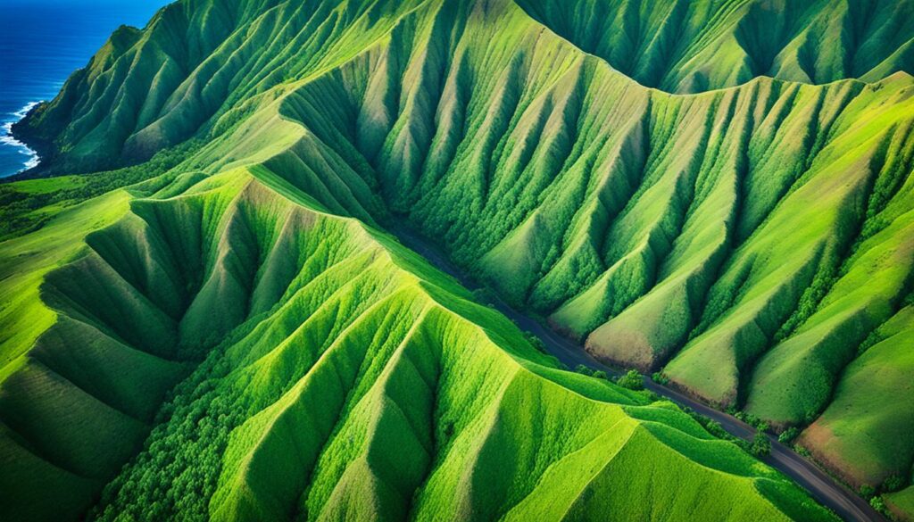 Maui's hidden valleys from the sky Maui's hidden valleys from the sky