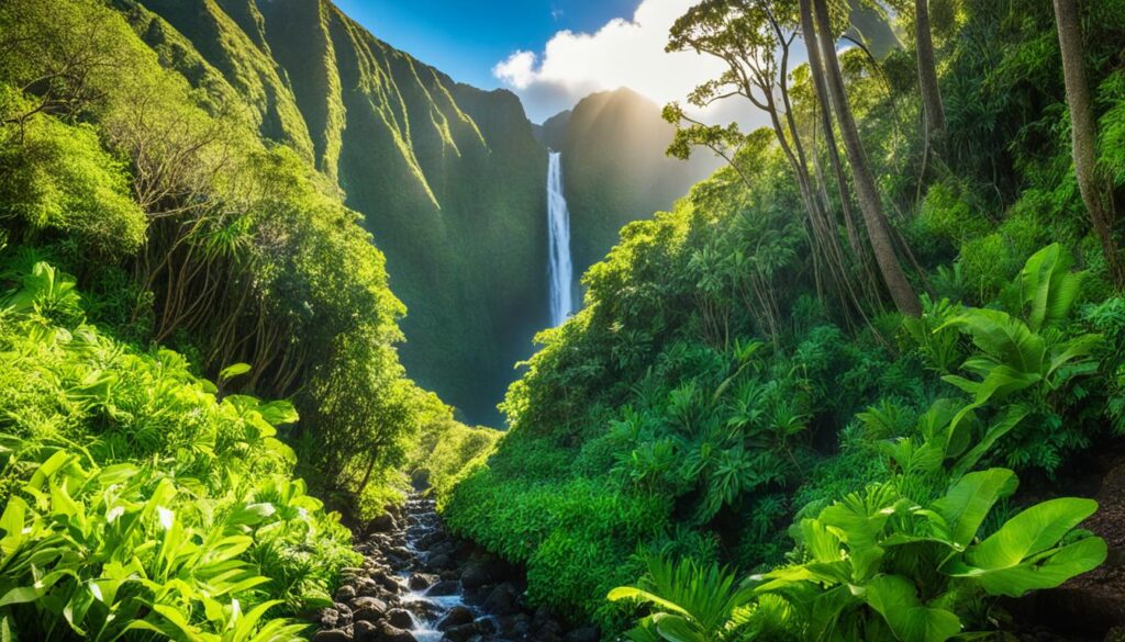 Molokai waterfall exploration Molokai waterfall exploration