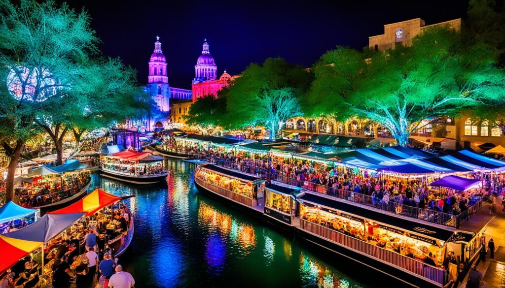 Monthly activities on the San Antonio River Walk Monthly activities on the San Antonio River Walk