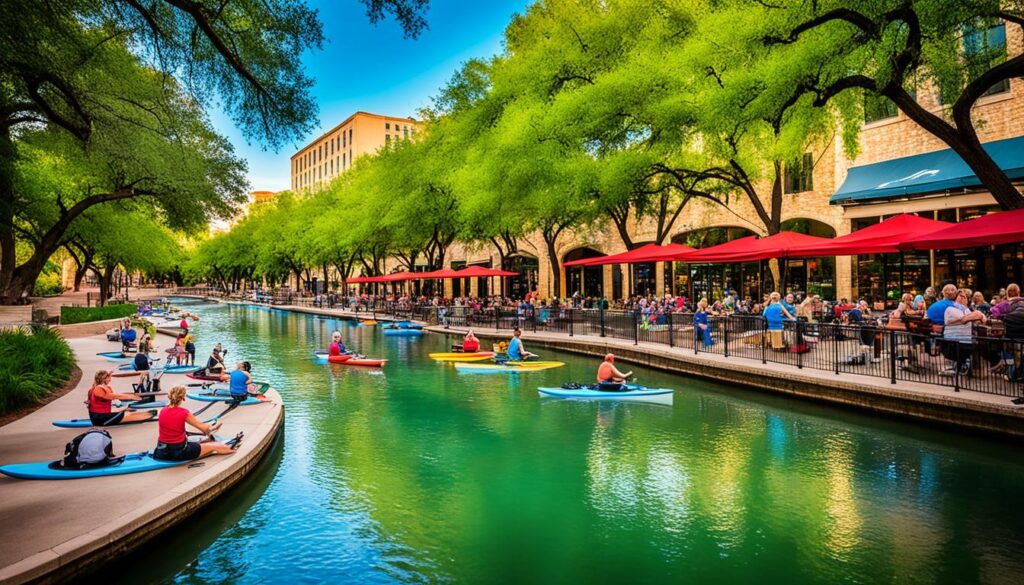 Monthly activities on the San Antonio River Walk Monthly activities on the San Antonio River Walk
