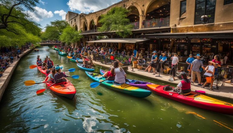 Monthly activities on the San Antonio River Walk