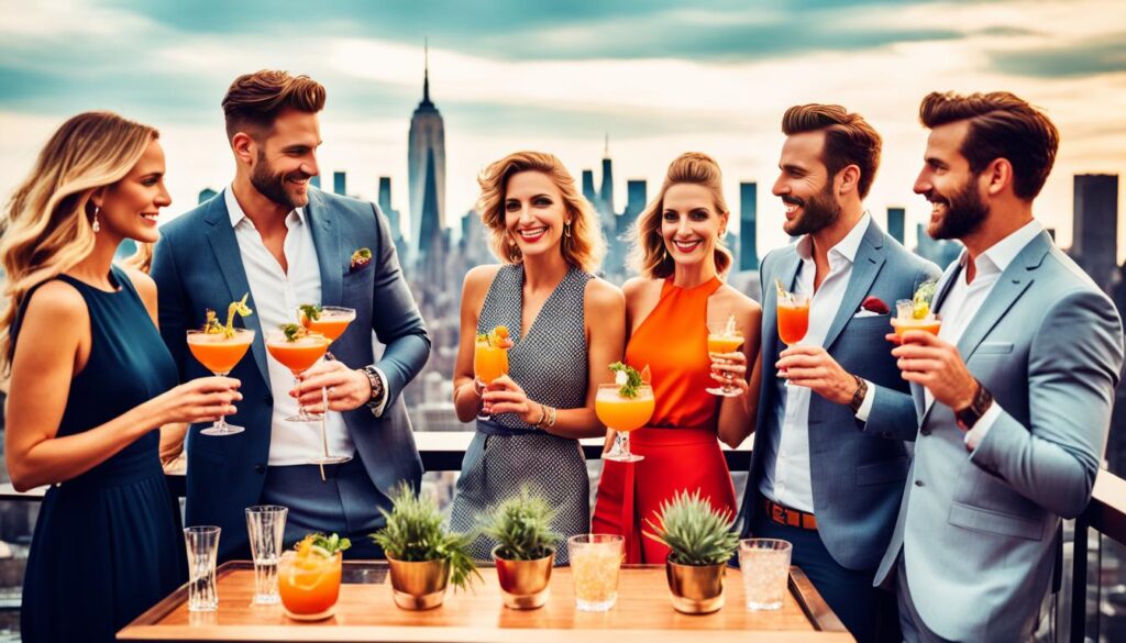 NYC rooftop bars with cocktails NYC rooftop bars with cocktails