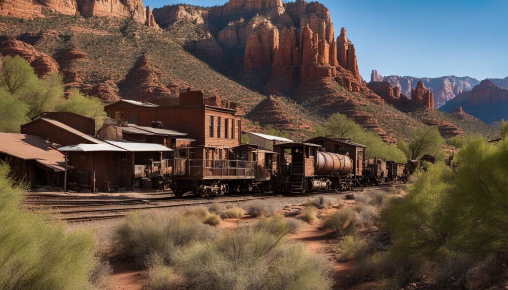 Old mining town near Sedona Old mining town near Sedona