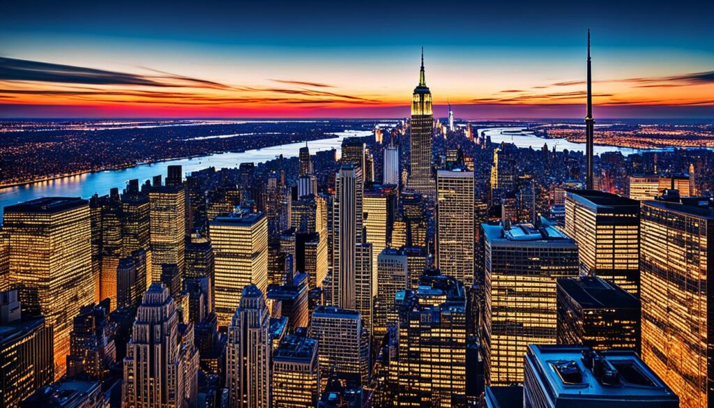 Panoramic views of NYC rooftops Panoramic views of NYC rooftops