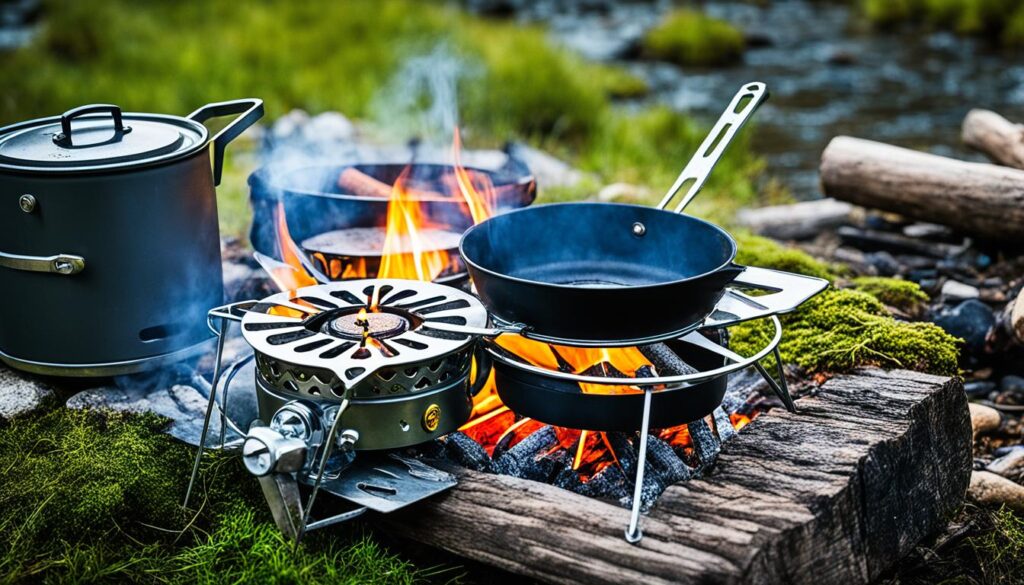 Portable cooking stove Portable cooking stove