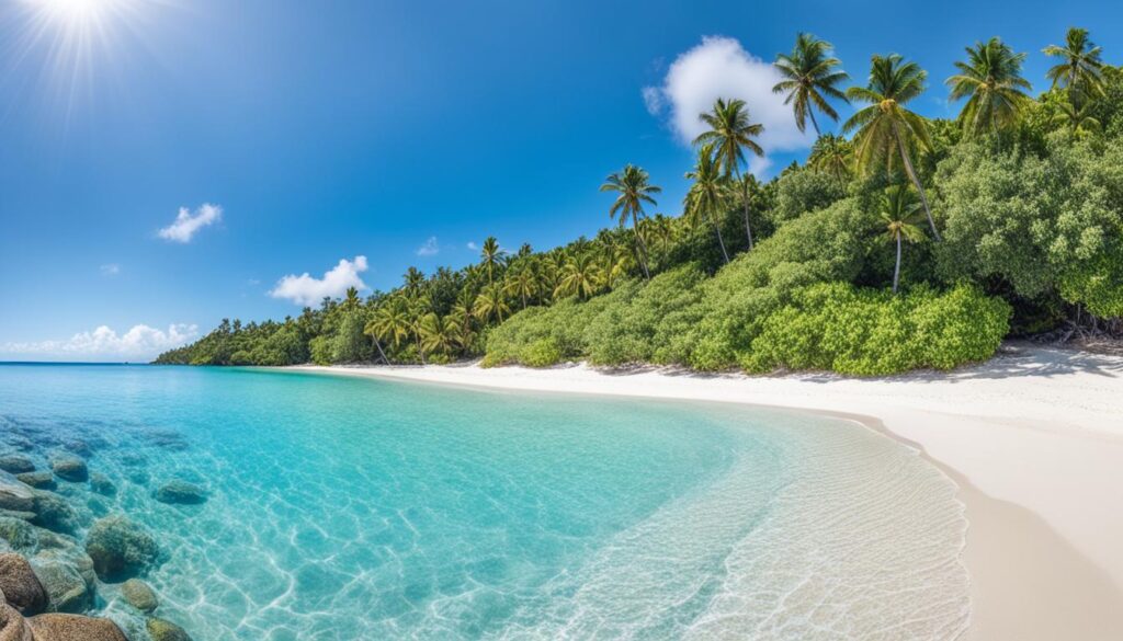 Pristine White Sands and Turquoise Waters Pristine White Sands and Turquoise Waters